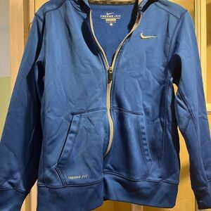 Nike Kids Royal Blue Therma-Fit Hoodie